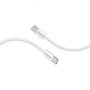 Кабель Promate USB Type-C - Lightning (M/M), 3 A, 27 W, 1.2 м, EcoLine-Ci120 White (ecoline-ci120.white)