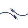 Кабель Promate USB Type-C - Lightning (M/M), 3 A, 27 W, 1.2 м, EcoLine-Ci120 Navy (ecoline-ci120.navy)