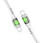 Кабель Promate USB Type-C - USB Type-C (M/M), 3 A, 60 W, 2 м, TransLine-CC200 White (transline-cc200.white)