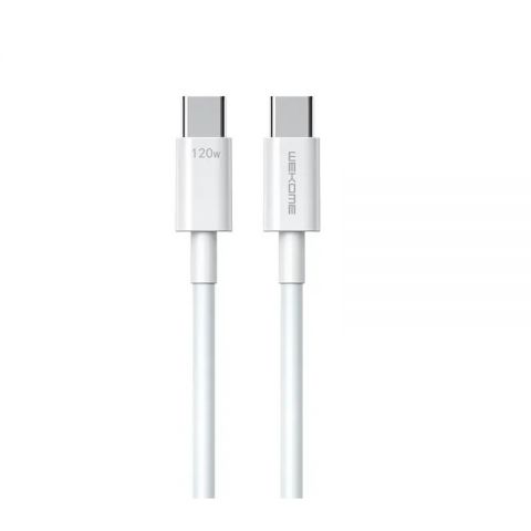 Кабель WK WDC-175 USB Type-C - USB Type-C (M/M), 1.2 м, 20 W, White (6941027640012)