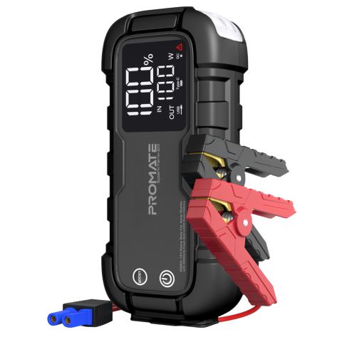 Пускозарядное устройство Promate SparkTank-20 20000mAh 1000A/2000A Jump Starter Black (sparktank-20)