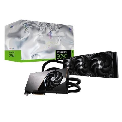 Відеокарта GF RTX 5090 32GB GDDR7 Suprim Liquid SOC MSI (GeForce RTX 5090 32G SUPRIM LIQUID SOC)