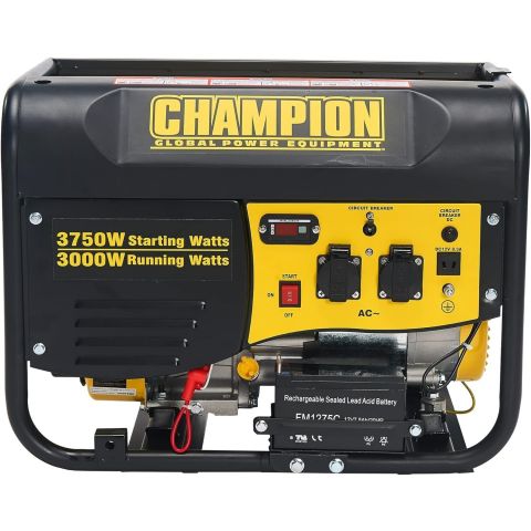 Генератор бензиновый Champion 3.5 кВт з електростартом (CPG4000E1-EU)