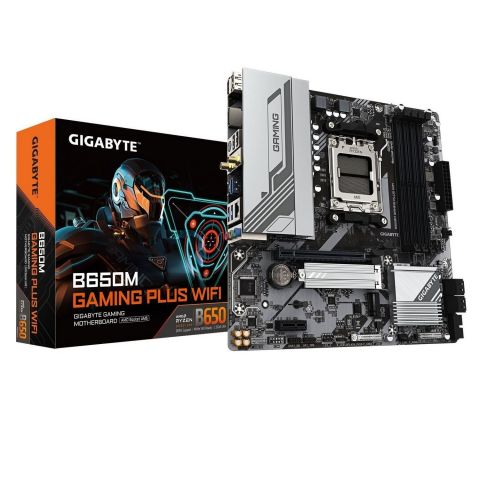 Материнська плата Gigabyte B650M Gaming Plus WiFi Socket AM5 Материнська плата Gigabyte B650M Gaming Plus WiFi Socket AM5