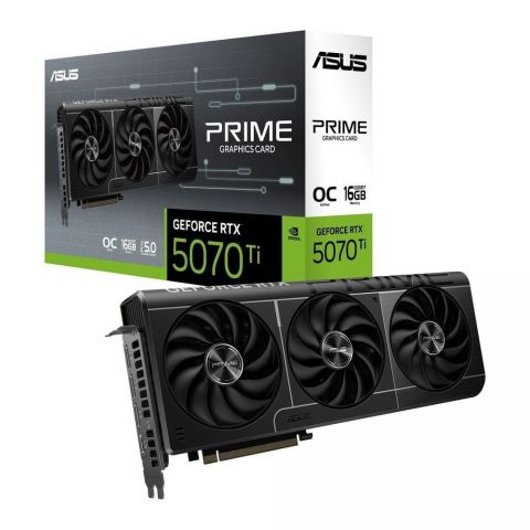 Видеокарта GF RTX 5070 Ti 16GB GDDR7 Prime OC Asus (PRIME-RTX5070TI-O16G)
