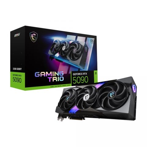 Відеокарта GF RTX 5090 32GB GDDR7 Gaming Trio OC MSI (GeForce RTX 5090 32G GAMING TRIO OC)