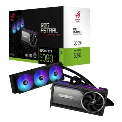 Видеокарта GF RTX 5090 32GB GDDR7 ROG Astral LC Gaming OC Asus (ROG-ASTRAL-LC-RTX5090-O32G-GAMING)