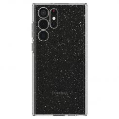 Чeхол-накладка Spigen Liquid Crystal Glitter для Samsung Galaxy S22 Ultra SM-S908 Crystal Quartz (ACS03913)