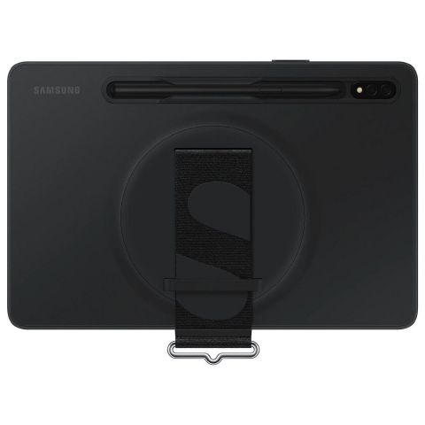 Чехол-накладка Samsung Strap Cover для Samsung Galaxy Tab S7 SM-T870/SM-T875/Tab S8 SM-X700/SM-X706 Black (EF-GX700CBEGRU)