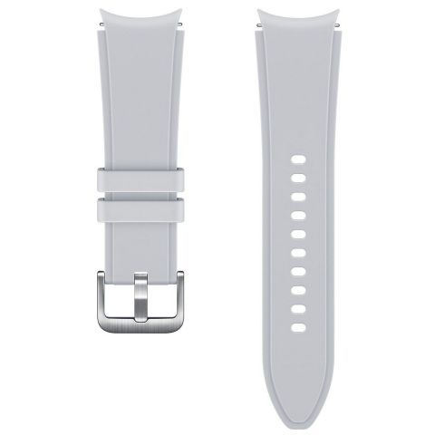 Ремешок Samsung Ridge Sport Band для Samsung Galaxy (20mm, S/M) / Watch 4 / Watch 5 / Watch 6 Silver (ET-SFR88SSEGRU) OEM
