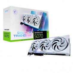 Видеокарта GF RTX 5070 12GB GDDR7 Gaming Trio OC White MSI (GeForce RTX 5070 12G GAMING TRIO OC WHITE)