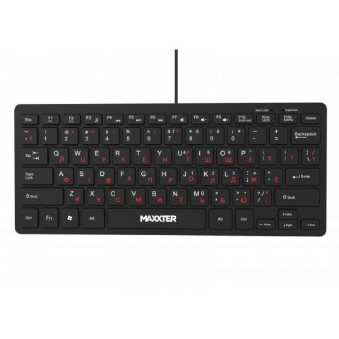 Клавиатура Maxxter KBM-C01B-UA Black