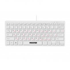 Клавиатура Maxxter KBM-C01W-UA White