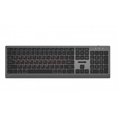 Клавиатура Maxxter KBW-01G-UA Gray-Black