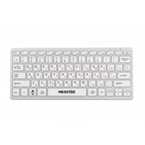 Клавиатура Maxxter KBW-C01S-UA Silver