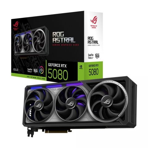 Відеокарта GF RTX 5080 16GB GDDR7 ROG Astral Asus (ROG-ASTRAL-RTX5080-16G-GAMING)