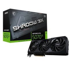 Відеокарта GF RTX 5070 Ti 16GB GDDR7 Shadow 3X OC MSI (GeForce RTX 5070 Ti 16G SHADOW 3X OC)
