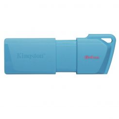 Флеш-накопитель USB3.2  64GB Kingston DataTraveler Exodia M Aqua Blue (KC-U2L64-7LB)