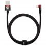 Кабель Baseus MVP 2 USB - Lightning, 2.4A, 1м Black/Red (CAVP000020)
