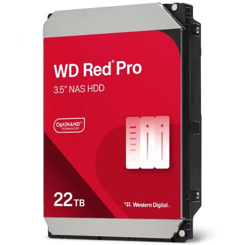 Накопичувач HDD SATA 22.0TB WD Red Pro NAS 7200rpm 512MB (WD221KFGX)_EU