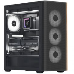 Корпус AeroCool D501A-G-BK-v2 (ACCM-DS01043.11) Black без БП