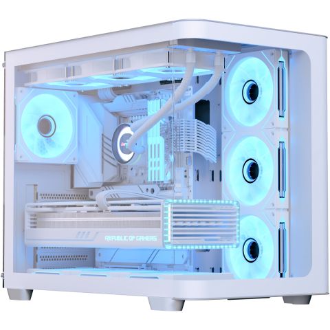 Корпус AeroCool P500C-G-WT-v1 (ACCM-PN01043.21) White без БП