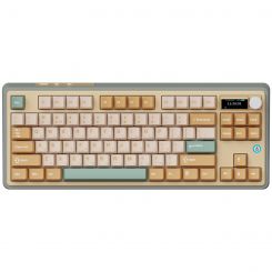 Клавиатура беспроводная Ajazz AK870 Jasmine Switch Yellow (AK870-JS-YWG)