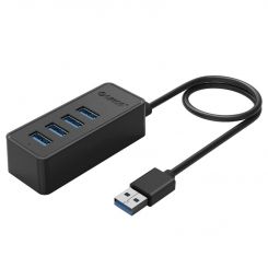 Концентратор USB3.0 Orico W5P-U3-100-BK-PR Black (CA911264)