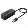 Концентратор USB3.0 Orico W5P-U3-100-BK-PR Black (CA911264)
