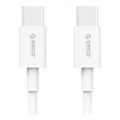 Кабель Orico USB Type-C - USB Type-C (M/M), 100W, 1м White (CA913381)
