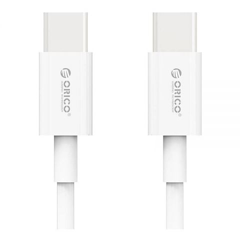 Кабель Orico USB Type-C - USB Type-C (M/M), 100W, 1м White (CA913381)