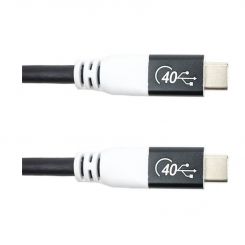 Кабель San Guan USB Type-C - USB Type-C (M/M) PD 100W, 40Gbps, 3м Black (CA914135)