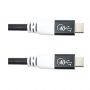 Кабель San Guan USB Type-C - USB Type-C (M/M) PD 100W, 40Gbps, 3м Black (CA914135)