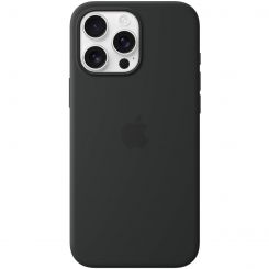 Чeхол-накладка Apple Silicone Case with MagSafe для Apple iPhone 16 Pro Max Black (MYYT3)