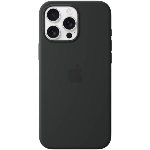 Чeхол-накладка Apple Silicone Case with MagSafe для Apple iPhone 16 Pro Max Black (MYYT3)