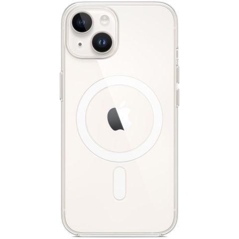 Чeхол-накладка Apple Clear Case with MagSafe для Apple iPhone 14 Transparent (MPU13)