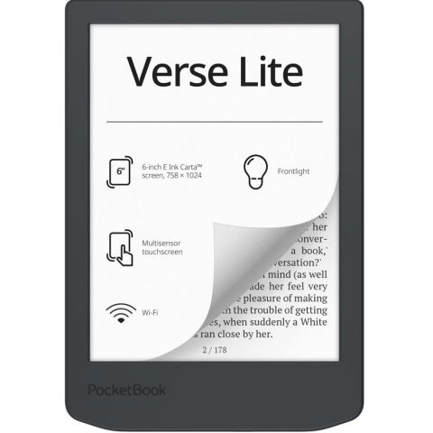 Электронная книга PocketBook 619 Verse Lite Midnight Grey (PB619-T-CIS)