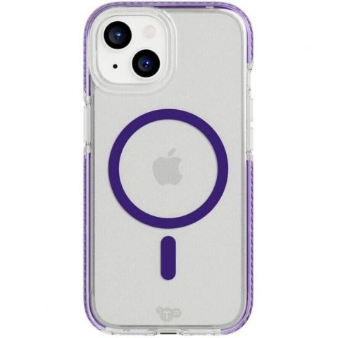 Чeхол-накладка Tech21 Evo Crystal MagSafe для Apple iPhone 15 Amethyst (T21-10242)