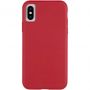 Чeхол-накладка Case-Mate Barely There Leather для Apple iPhone X / iPhone XS Red (CM037748)