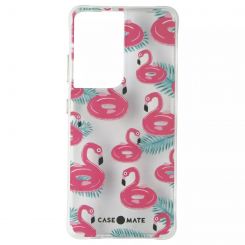 Чeхол-накладка Case-Mate Tough Prints для Samsung Galaxy S21 Ultra SM-G998 Float On Flamingos (CM047278)