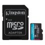 Карта памяти MicroSDXC   64GB UHS-I/U3 Class 10 Kingston Canvas Go! Plus R200/W200MB/s + SD-адаптер (SDCG4/64GB)