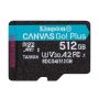 Карта памяти MicroSDXC  512GB UHS-I/U3 Class 10 Kingston Canvas Go! Plus R200/W160MB/s (SDCG4/512GBSP)