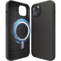 Чeхол-накладка Elago Silicone Case with MagSafe для Apple iPhone 14 Plus Black (ES14MSSC67-BK)