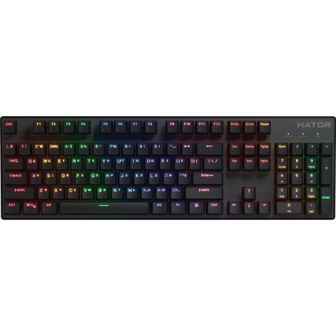 Клавиатура Hator Icefall Mecha Wireless Rainbow Black (HTK204UA)