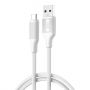Кабель XO USB - USB Type-C (M/M), 3А, 60W, 1 м, White (NB265-AC.white) Кабель XO USB - USB Type-C (M/M), 3А, 60W, 1 м, White (NB265-AC.white)