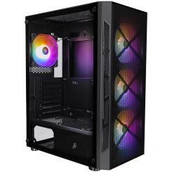 Корпус 1stPlayer XP-BK-4F1 Black 750W (XP-BK-4F1-PS-750FK-EU)