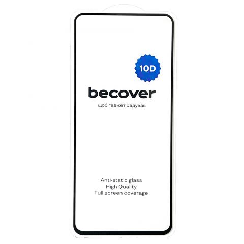 Защитное стекло BeCover для Motorola Moto G75 Black 10D (712718)
