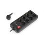 Фильтр питания REAL-EL RS-Protect 805 3м Black (EL122300043)