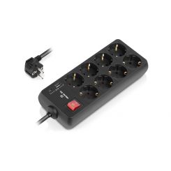Фильтр питания REAL-EL RS-Protect 805 1.8м Black (EL122300042)