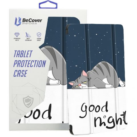 Чехол-книжка BeCover Flexible TPU Mate для Samsung Galaxy Tab S6 Lite 10.4 SM-P620/SM-P625/SM-P627 Good Night (712520)